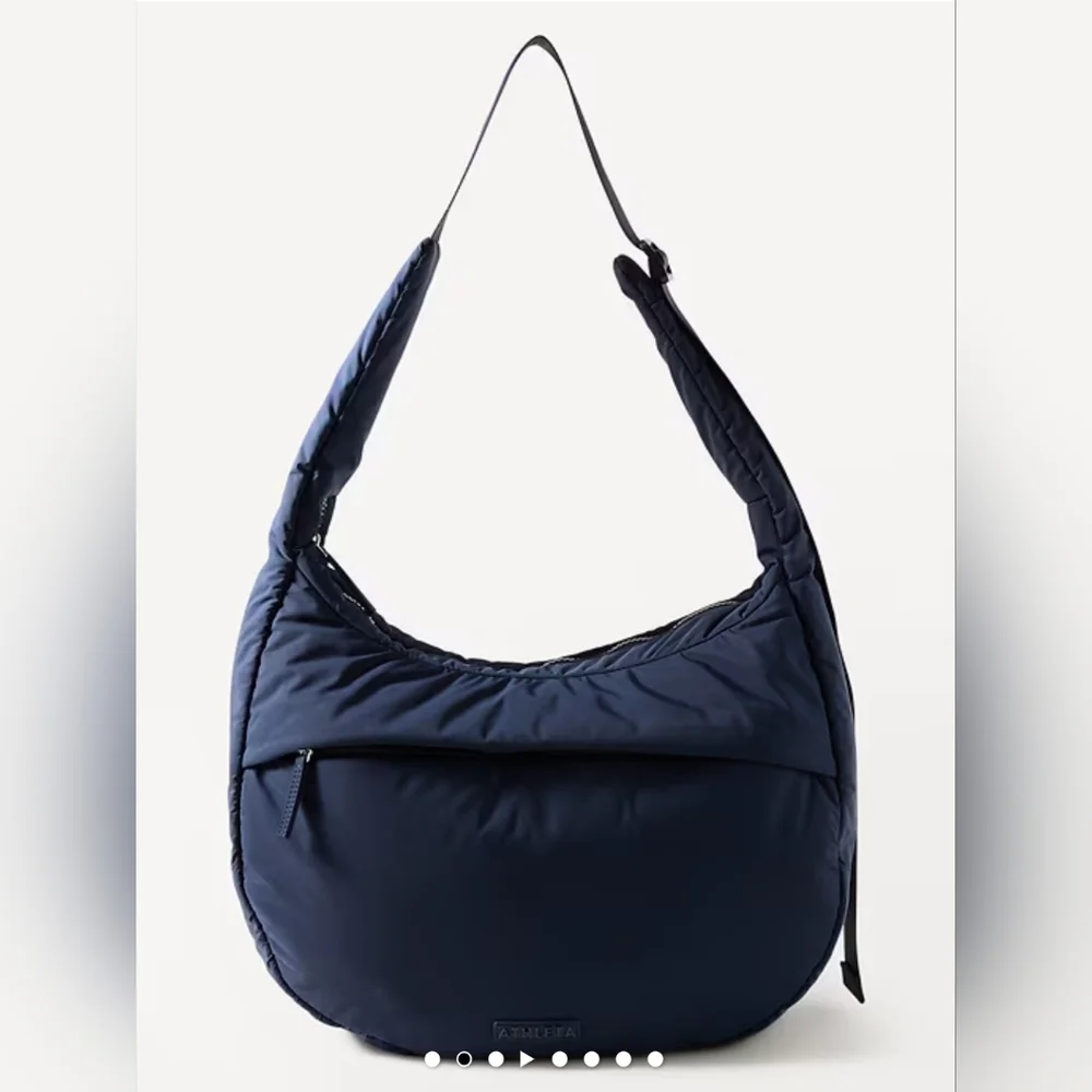 NWOT Athleta All About Medium Crossbody Hobo Bag In Navy